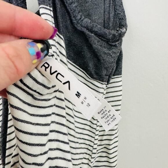 RVCA black And White Striped Tank Dress Women’s Size M - Picture 5 of 6